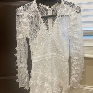 La Maison white cocktail dress